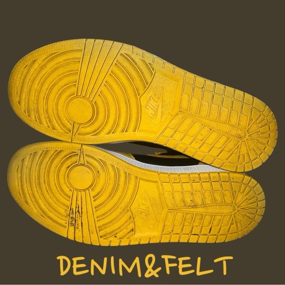 Jordan 1 Retro High OG Pollen Men's Shoes | Color: Black/Yellow 🐝🐝🐝 - Picture 8 of 9